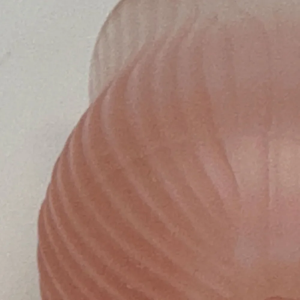 Vintage Pink Frosted Glass Tulip Candle Holders Pair Satin Votive Candlesticks